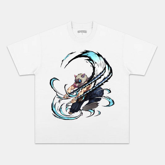 HASHIBIRA INOSUKE UNISEX ANIME INSPIRED VINTAGE T-SHIRT‰∏®DEMON SLAYER