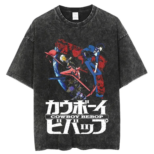 Cowboy Bebop Shirt Vintage Style Anime Shirt Style007