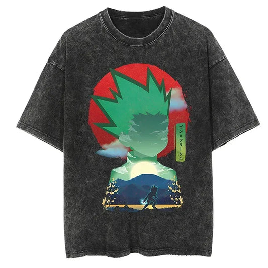 Hunter x Hunter Gon Shirt Oversized Style Anime Shirt Style004