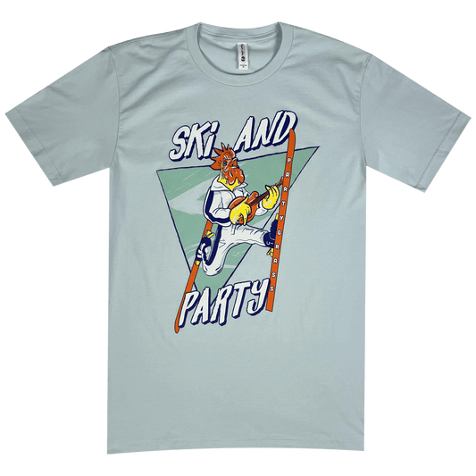 Ski & Party Blue T-Shirt