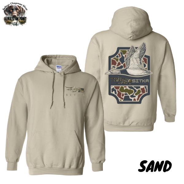 #Sitka Hoodie â€“ Sitka Hunting Duck 2-Sided Full Color Design â€“ Unisex Hoodie for Men & Women â€“ Perfect for Outdoor Adventures & Hunting Enthusiasts â€“ Team BDK - FREESHIP