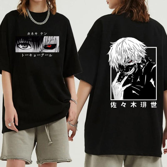 Japanese Anime Kaneki Ken Shirt T Ghoul T-shirt Men Kawaii Manga Graphic Tees Fashion Tshirt T-shirts, Sweater, Hoodies â€“ Suitable for All Genders