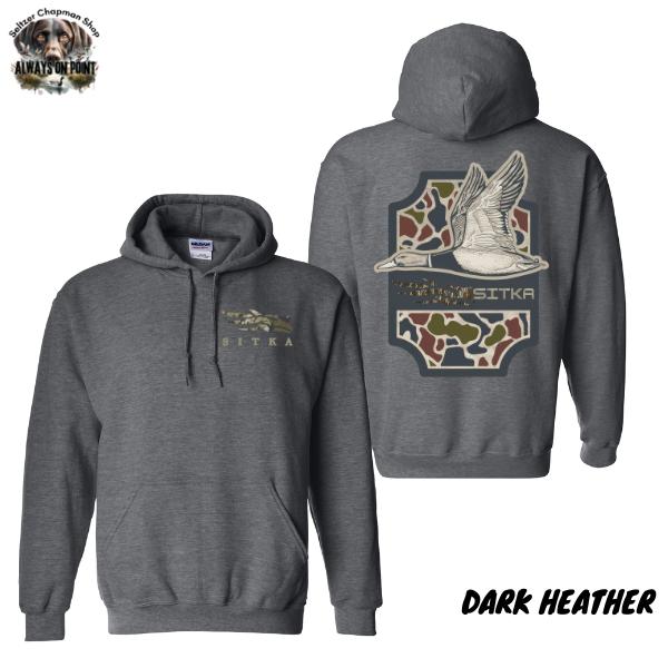 #Sitka Hoodie â€“ Sitka Hunting Duck 2-Sided Full Color Design â€“ Unisex Hoodie for Men & Women â€“ Perfect for Outdoor Adventures & Hunting Enthusiasts â€“ Team BDK - FREESHIP