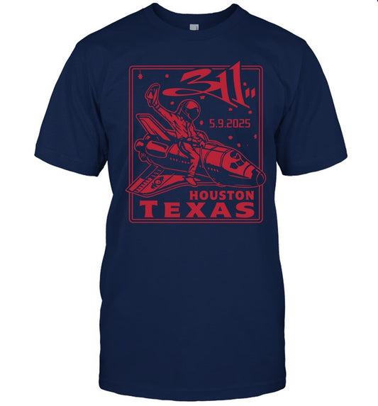 311 Houston Texas May 9 2025 Tour T Shirt