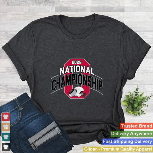 OS National Championship 2025 Vintage Football Helmet T-shirt