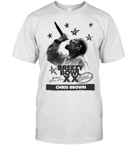 2025 T Shirt Chris Brown XX Pregame