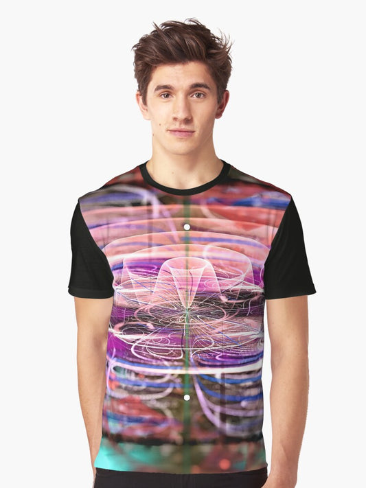 Wave at the Particles, Honey Graphic T-Shirt