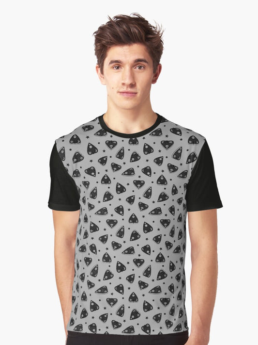 Planchette Panic Grey Graphic T-Shirt