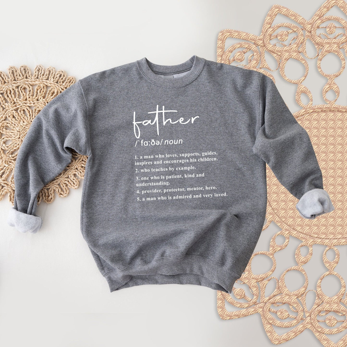 Father Sweatshirt, New Dad Sweatshirt, Super Dad Sweatshirt, Father Son Sweatshirt, Father Est 2022 Gift, Fathers day, Superhero Dad Sweater