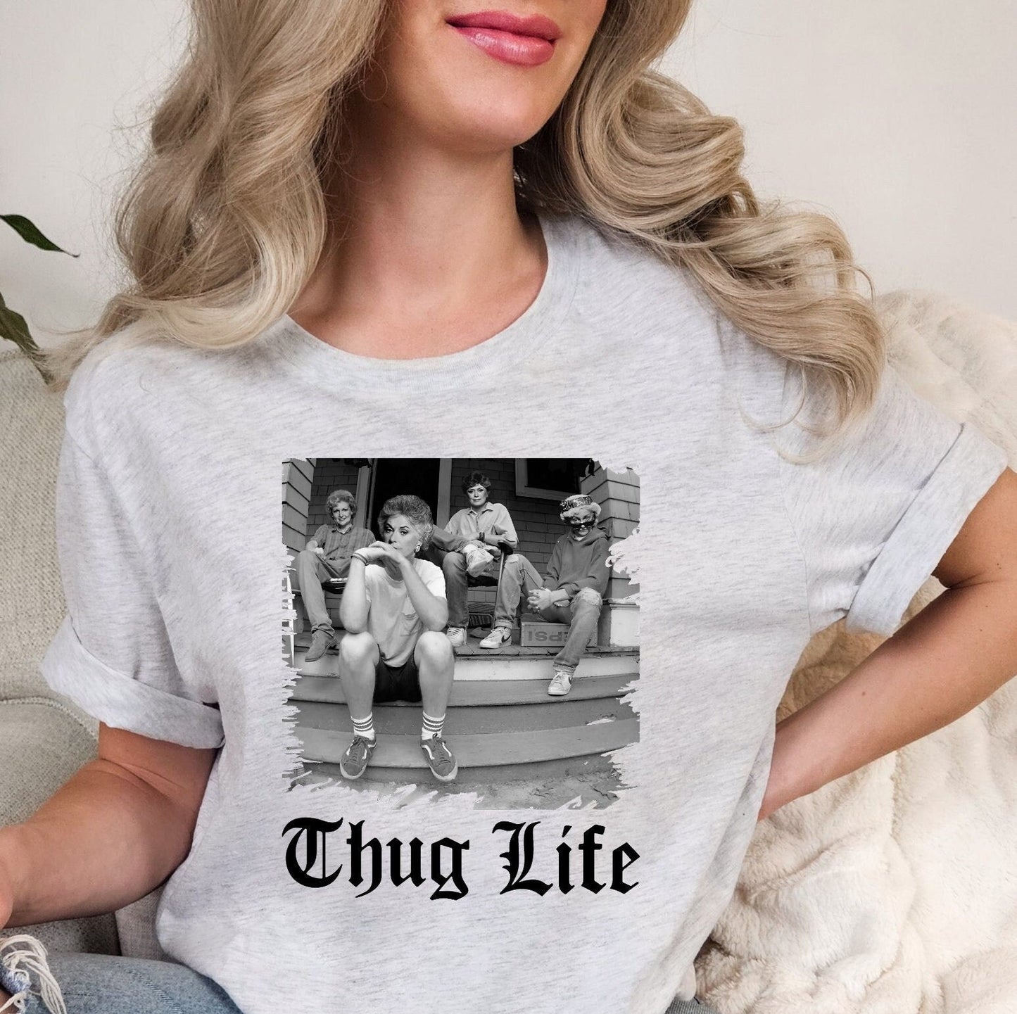 Golden Girls Thug Life - Stay Golden Shirt, Shady Pines, Picture It Sicily 1922, Stay Golden Squad, The Golden Girls fan shirt, 80's sitcom