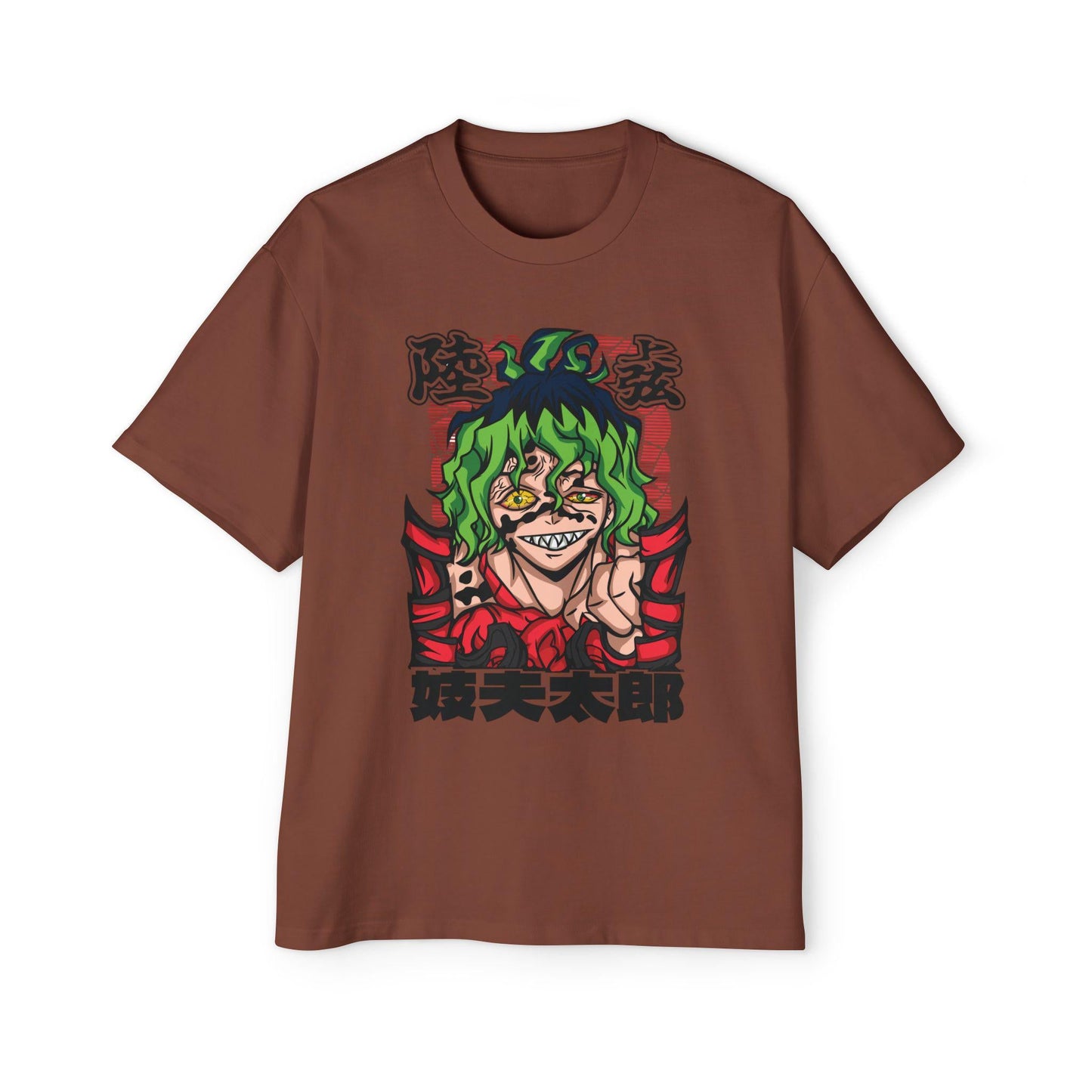 Bold Graphic Tee, Streetwear, Anime Style, Gift for Fans, Casual Wear, Unisex Oversized T-Shirt