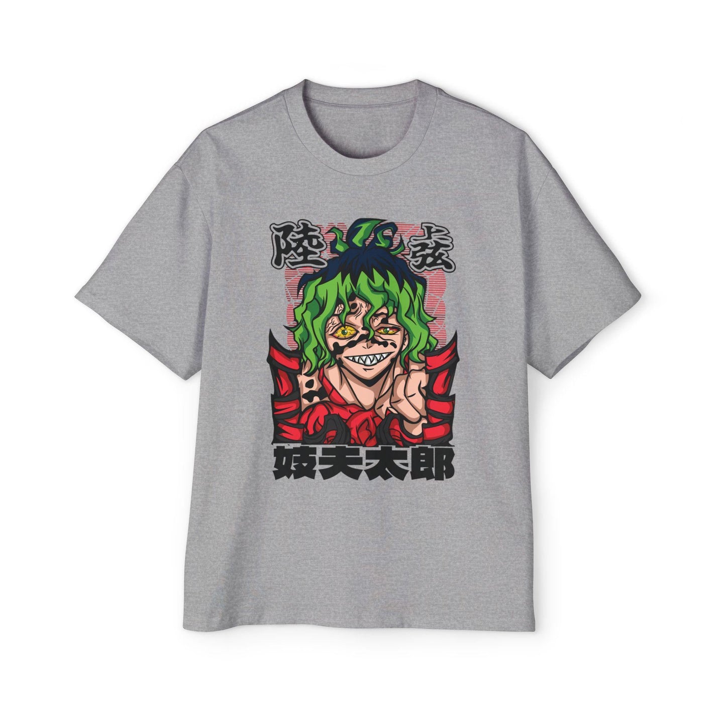 Bold Graphic Tee, Streetwear, Anime Style, Gift for Fans, Casual Wear, Unisex Oversized T-Shirt