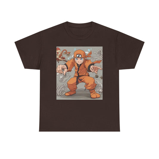 Anime Inspired Unisex Heavy Cotton Tee, Gift for Fans, Casual Wear, Graphic Tee, Lounge Shirt, Birthday Present