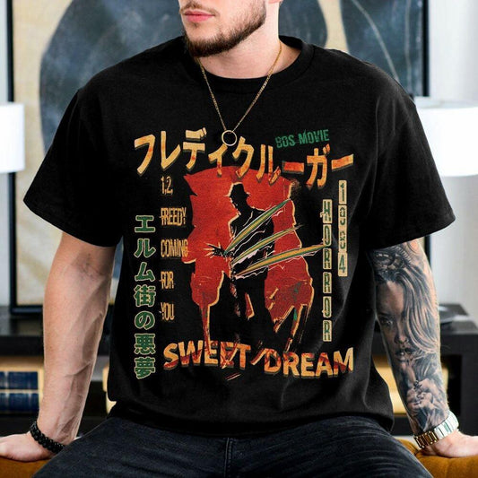 80s Nightmare Japanese Horror Shirt, Tokyo Anime Harajuku Streetwear, Weird Aesthetic Unisex Tee, Hoodie, Sweatshirt